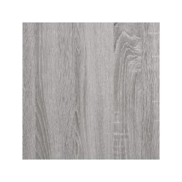 Meuble TV Moderne 100 cm Meuble Téléviseur Chêne gris meuble TV avec 2 Tiroirs