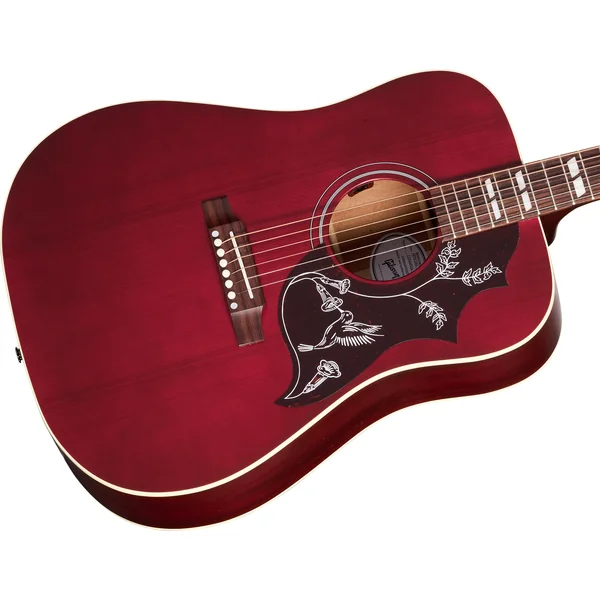 Modern Hummingbird Special - satin wine red