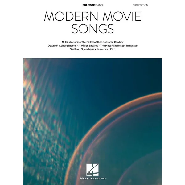 Modern Movie Songs 3 RD Edition Book Piano