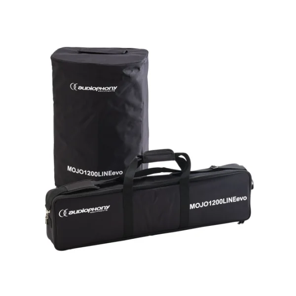 MOJO1200LINEEVO Audiophony enceinte à colonne 2x 300W RMS avec bluetooth, mixeur et DSP