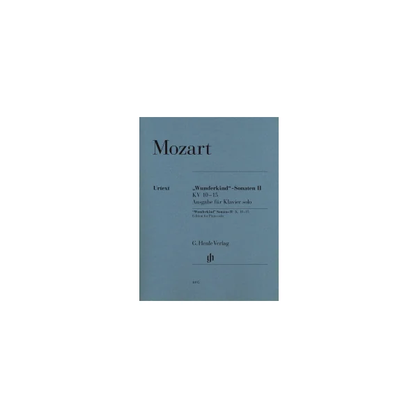 Mozart W.a. Sonates Wunderkind Vol 2 Piano