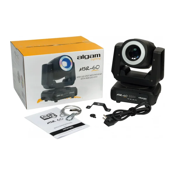 MSR60 Algam lighting - Lyre spot led 60W avec anneau led