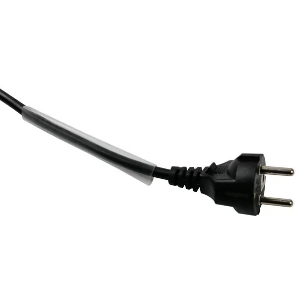 Multiprise noire 4 prises 16A avec manchon rétractable de marquage 1,5m rallonge en 3G2,5mm² - Noir - Schuko