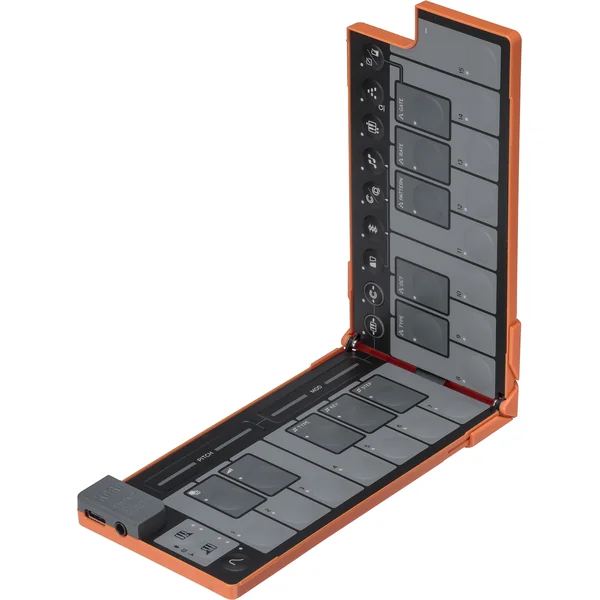 NanoKey Fold clavier maitre pliable - Lava Orange