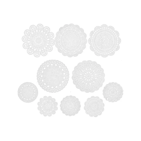 Napperons miniatures en dentelles - 10pcs - Le monde des Lutins - Rico Design