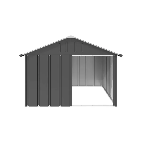Niche extérieure XXL anthracite en acier galvanisé Niche en métal Niche métallique