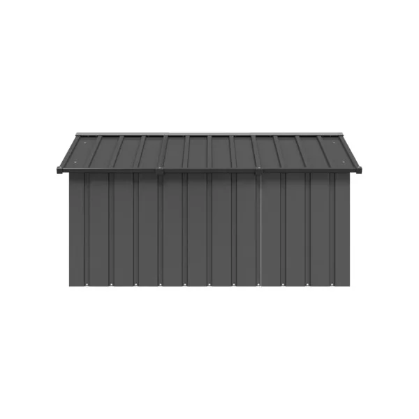 Niche extérieure XXL anthracite en acier galvanisé Niche en métal Niche métallique