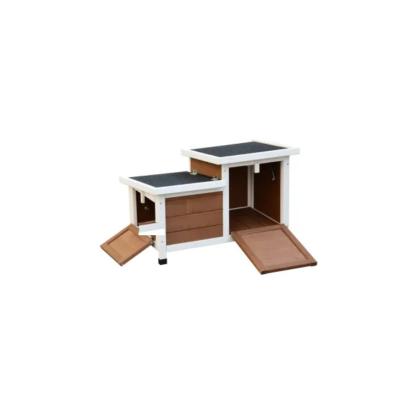 Niche pour Chat en Bois de Pin Niche Chat extérieure