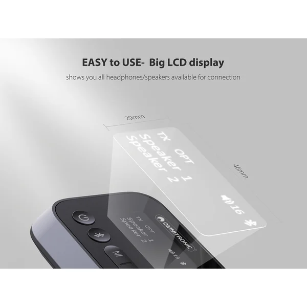 OMNITRONIC BDT-5.2PRO Aptx HD Bluetooth Transceiver