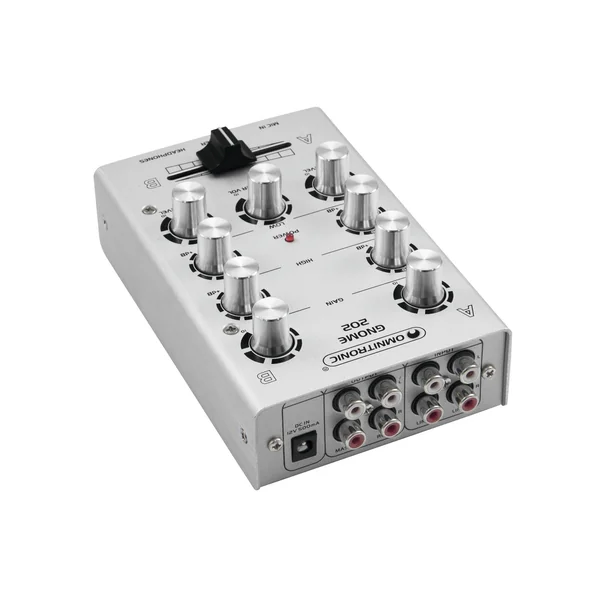 OMNITRONIC Mini table de mixage argentée GNOME-202
