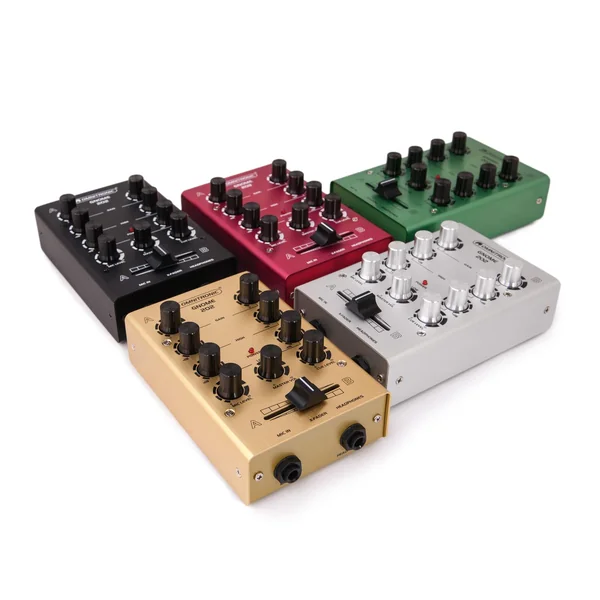 OMNITRONIC Mini table de mixage argentée GNOME-202