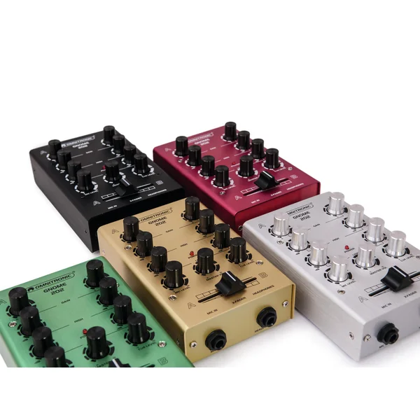 OMNITRONIC Mini table de mixage argentée GNOME-202