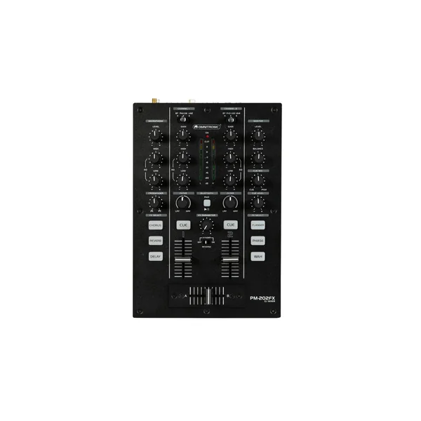 OMNITRONIC PM-202FX 2-Channel DJ Mixer with Filter, FX and Bluetooth