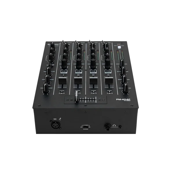 OMNITRONIC PM-404F 4-channel DJ Mixer with Filter and Bluetooth