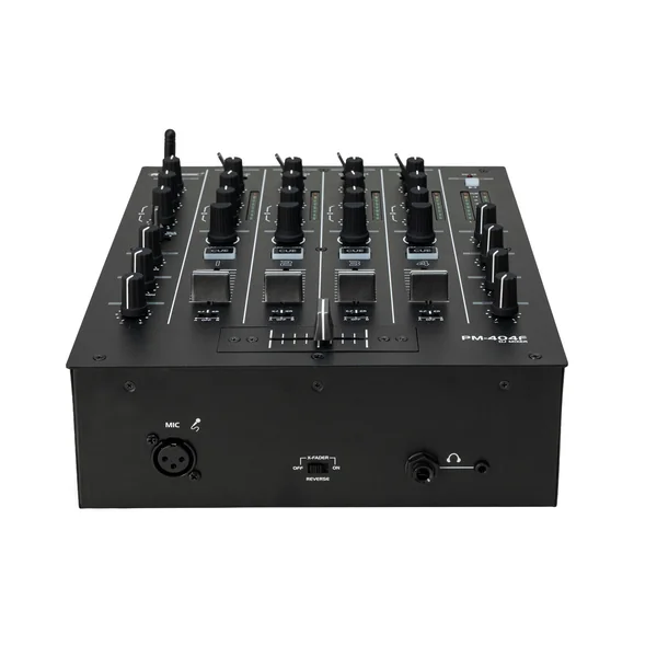 OMNITRONIC PM-404F 4-channel DJ Mixer with Filter and Bluetooth