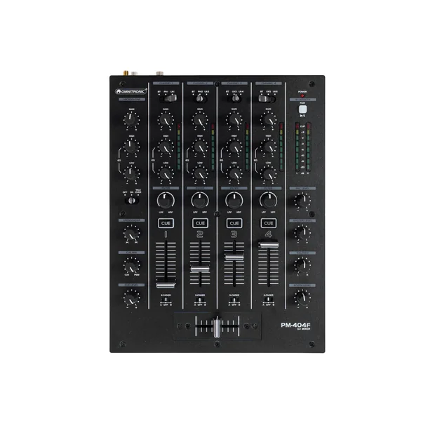 OMNITRONIC PM-404F 4-channel DJ Mixer with Filter and Bluetooth