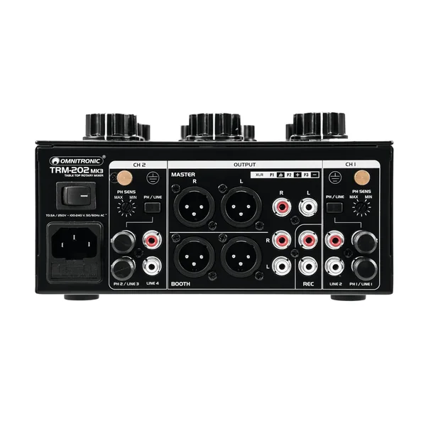 OMNITRONIC Table de mixage Rotary TRM-202MK3 2 canaux