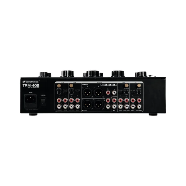 OMNITRONIC Table de mixage Rotary TRM-402 4 canaux