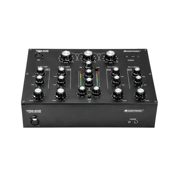 OMNITRONIC Table de mixage Rotary TRM-402 4 canaux