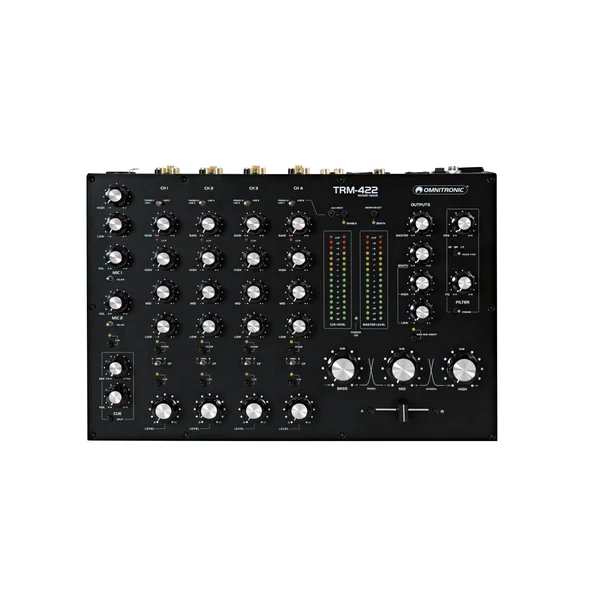 OMNITRONIC Table de mixage Rotary TRM-422 4 canaux