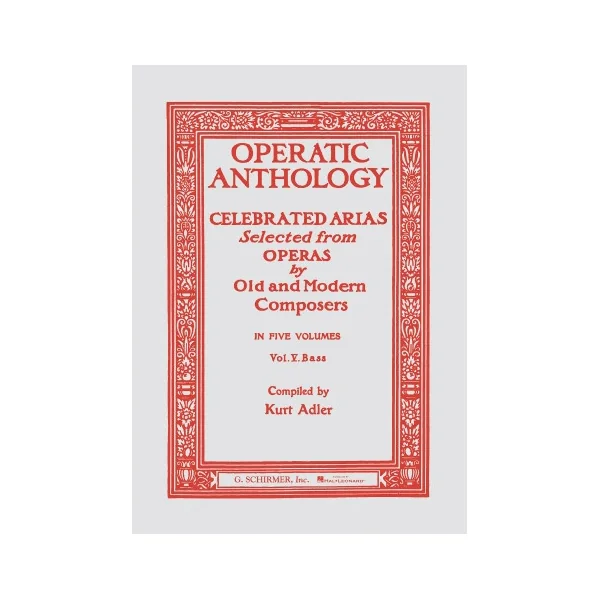Operatic Anthology Vol 5 Basse