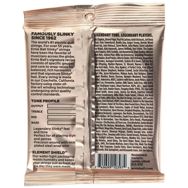 P02224 Electric Guitar 6-string Set Turbo Slinky NPS 9.5-46 - set of strings
