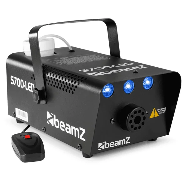Pack BeamZ S700LED ICE – Machine à fumée 700 W avec 3 LEDs bleues |1 L liquide inclus