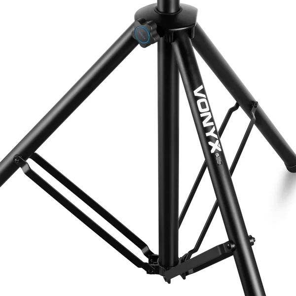 Pack de 2 Pieds d’Enceintes Vonyx LS93 - Wind-Up 134 à 205 cm | Capacité 70 kg par pied | Support Pro pour DJ & Prestations Scéniques