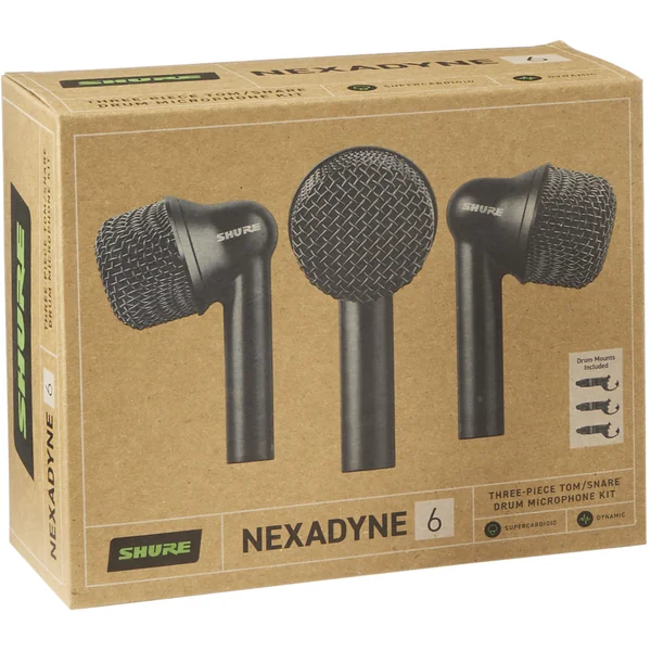 Pack de 3 micros Tom Nexadyne 6