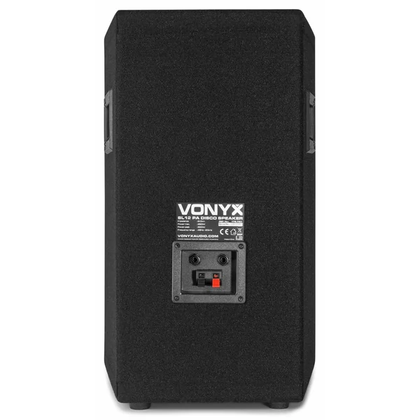 Pack Vonyx SL12 - 2 × 12″ Enceintes Passives 1200 W Max | Set Sono DJ/Bar 2-Voies