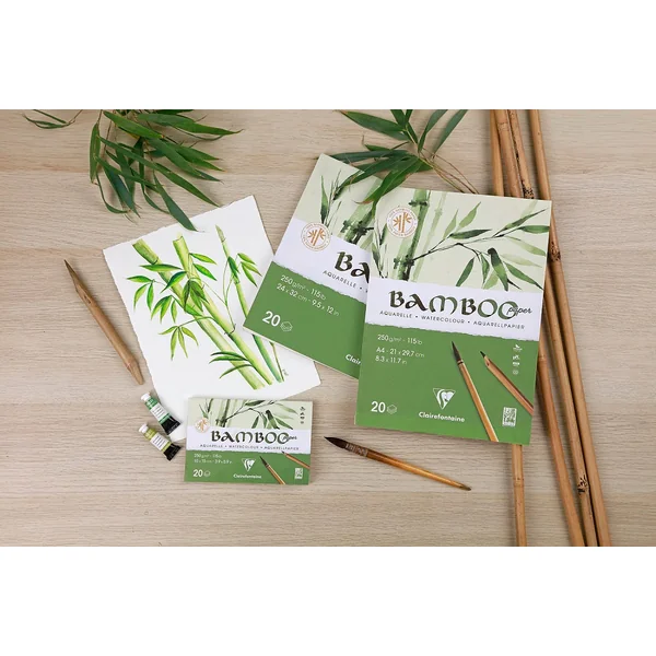 Papier aquarelle Bamboo 50x65cm 250g/m²
