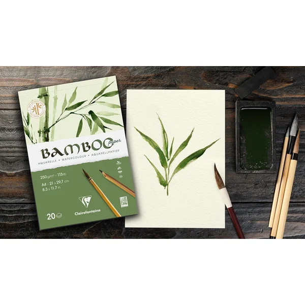 Papier aquarelle Bamboo 50x65cm 250g/m²