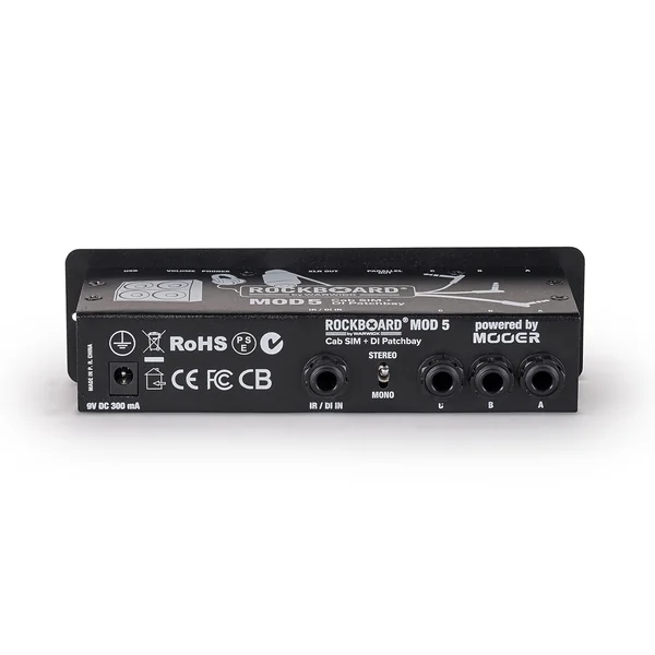 PATCHBAY AVEC CAB ET DI MODULE 5