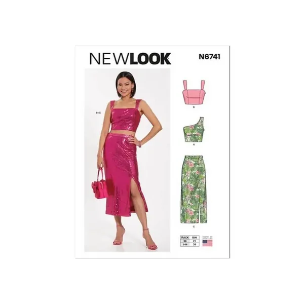 Patron New Look 6741 - Robe deux pièces du 34 au 46 (FR)