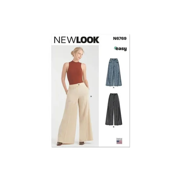 Patron New Look 6769 - Pantalons du 38 au 50 FR