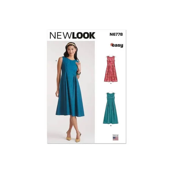 Patron New Look 6778 - Robe en Deux Longueurs pour Jeunes Femmes