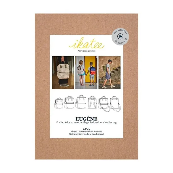 Patron sac à dos et sacoche EUGÈNE pochette
