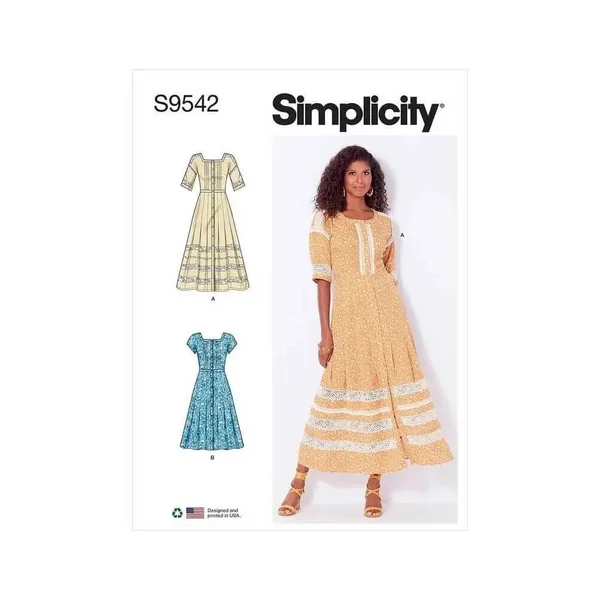 Patron Simplicity 9542 - Robes pour jeunes filles