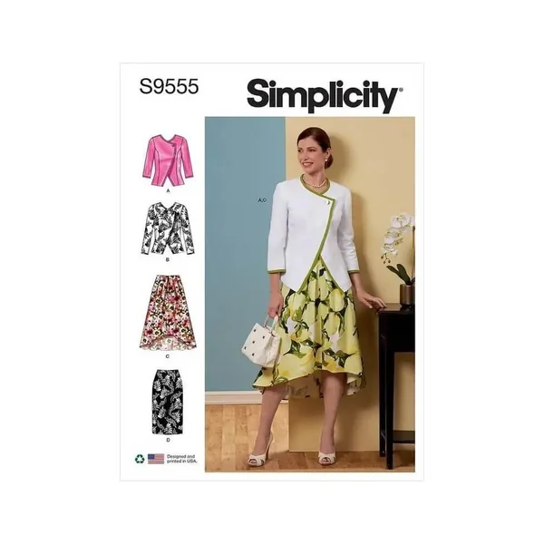 Patron Simplicity 9555 - Veste et Jupes pour femmes
