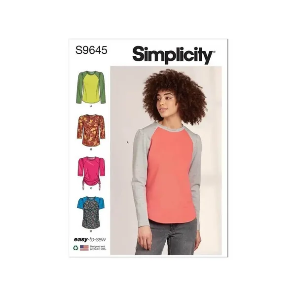 Patron Simplicity 9645 - Haut en tricot du 36 au 56 (FR)