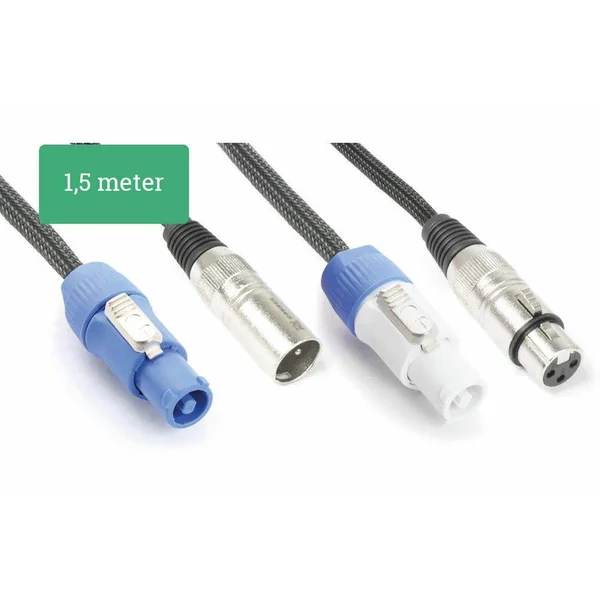 PD Connex ADP015 Câble Combiné pour Enceintes Actives 1,5 Mètre