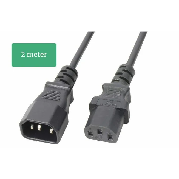 PD Connex Cable Alimentation Câble Secteur IEC Mâle Femelle - 2m