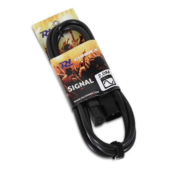 PD Connex Cable Alimentation Câble Secteur IEC Mâle Femelle - 2m