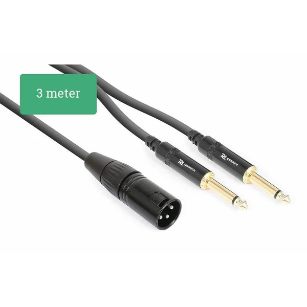 PD Connex CX56-3 Câble Haut-Parleur 3 Mètres - Noir