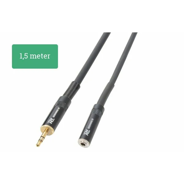 PD Connex CX90-1 Câble Jack 3,5mm 1,5 Mètre - Noir