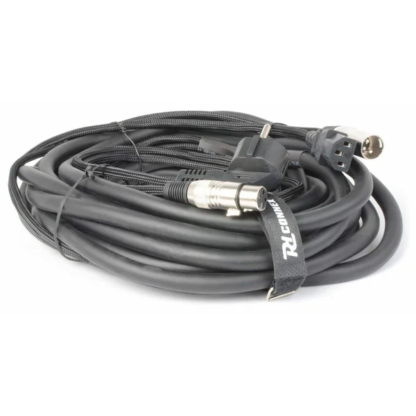 PD Connex Câble Audio Combiné Cordon Secteur - XLR F/IEC F - XLR M - 10m
