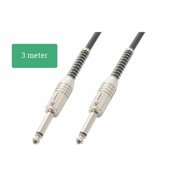 PD Connex Câble Audio Cordon Guitare 10 x 3m Jack 6,35 Mâle Mono/Jack 6,35 Mâle Mono
