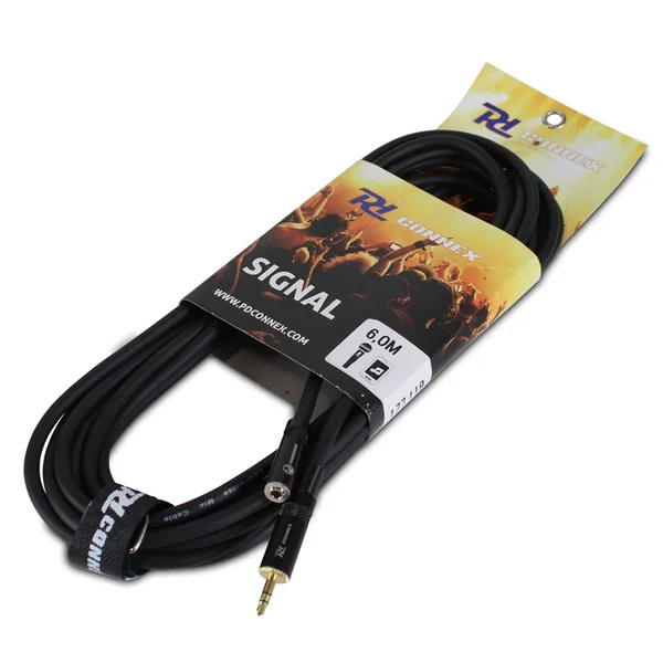 PD Connex Câble Audio Cordon Jack 3,5 Mâle Stéréo/Jack 3,5 Femelle - 6m