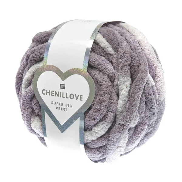 Pelote Chenillove Super Big Print 300g – Rico Design : Douceur XXL pour des Créations Moelleuses