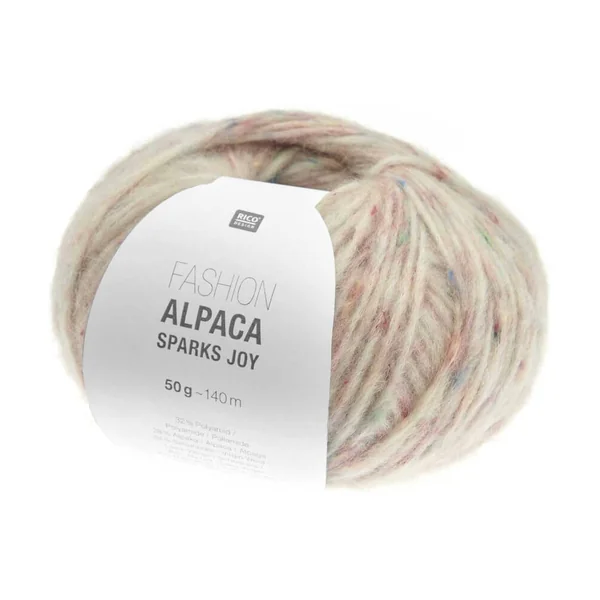 Pelote d'alpaga à tricoter Fashion Alpaca Sparks Joy - Rico Design
